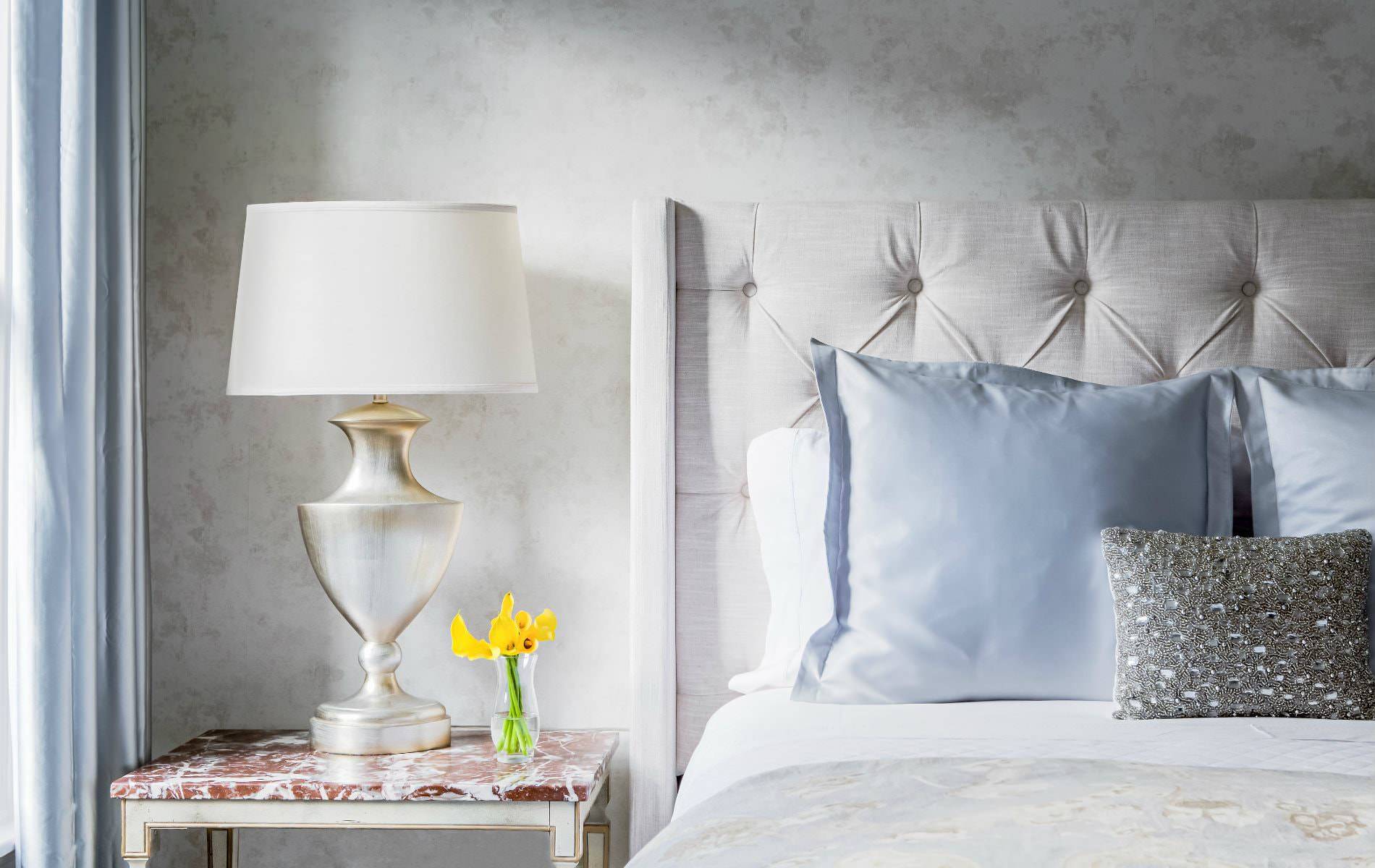 Picture of a bed.